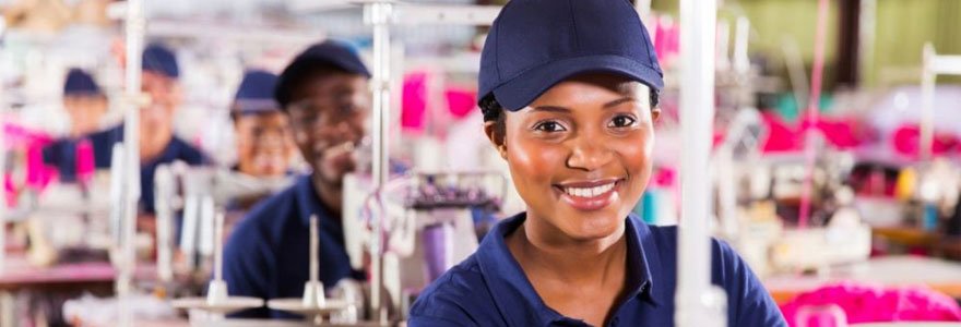 emploi dans le secteur du textile